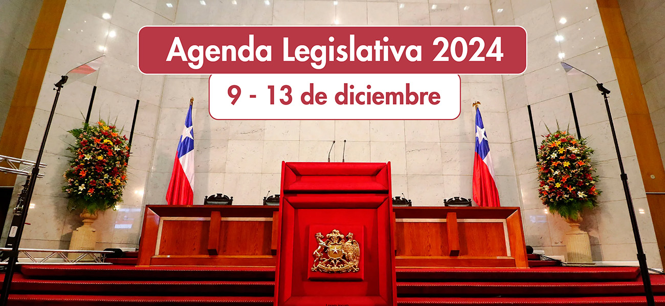 Agenda legislativa: 9 al 13 diciembre