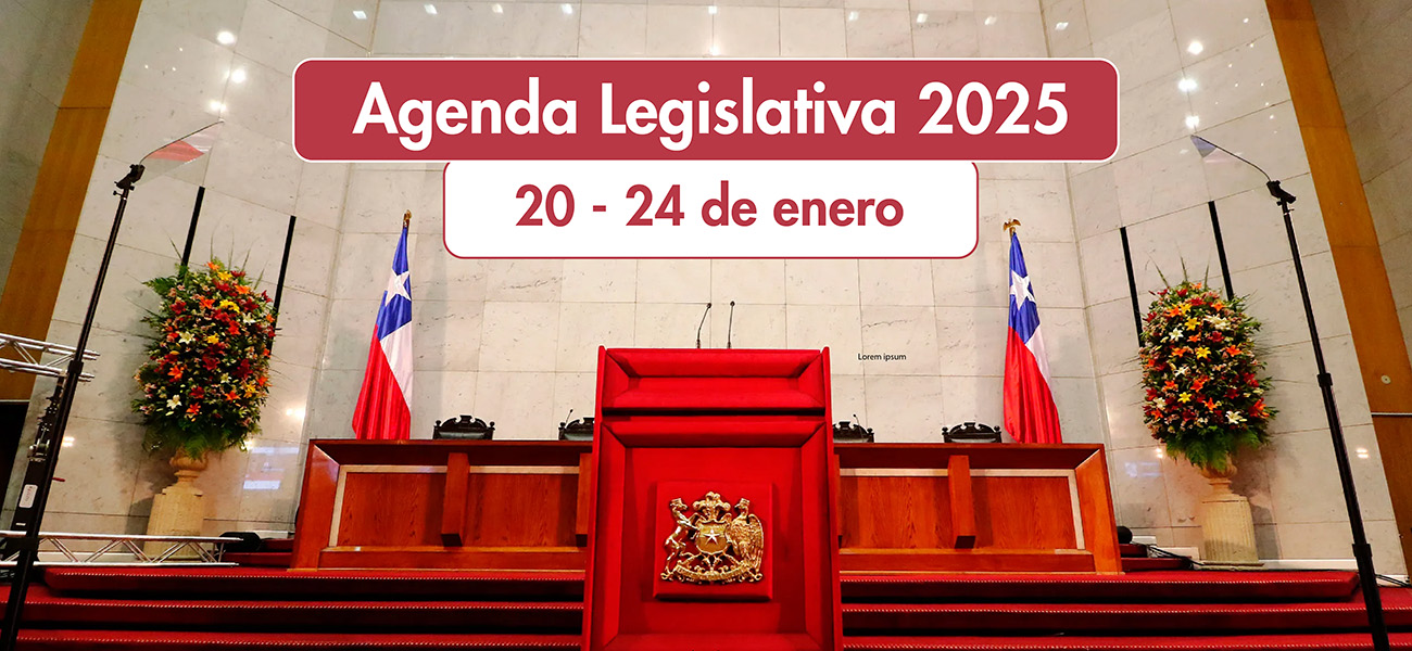 Agenda legislativa: 20 al 24 de enero